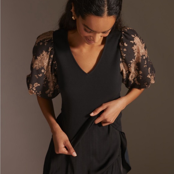 Anthropologie Tops - NWT Dolan (Anthropologie) lace puff-sleeve top